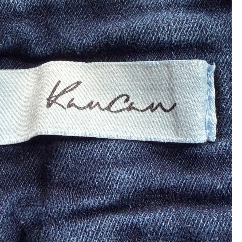 KanCan Womens High Rise Triple Button Skinny Jeans Dark Wash Denim Size 3/25 - Picture 3 of 8